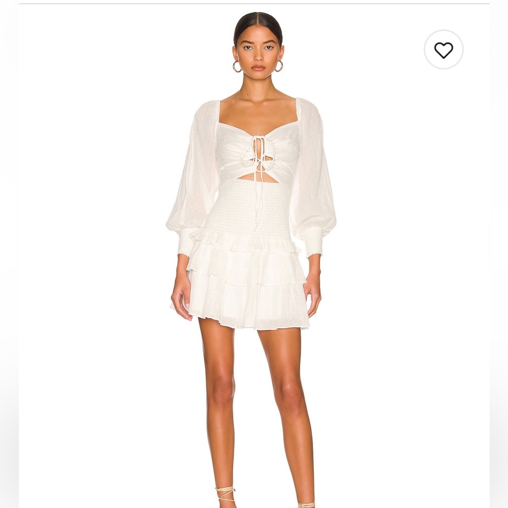 White Marietta Dress - Revolve - ASTR The Label